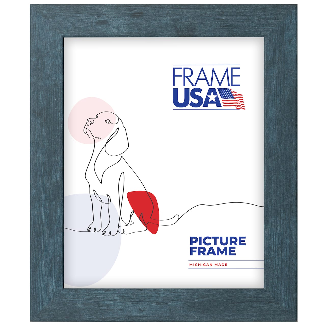 Frame USA Rustic Blue Single Image Picture Frame